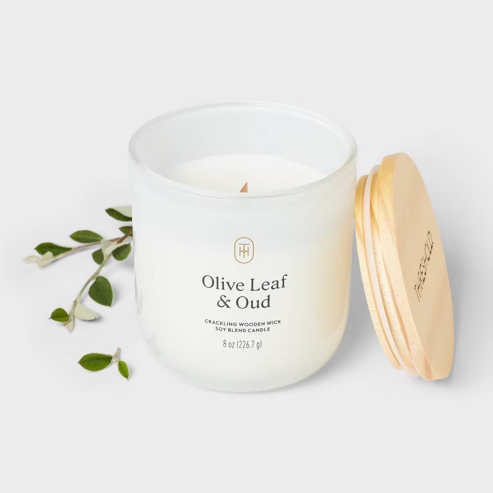 Glass Wooden Wick Jar Candle - Image 22
