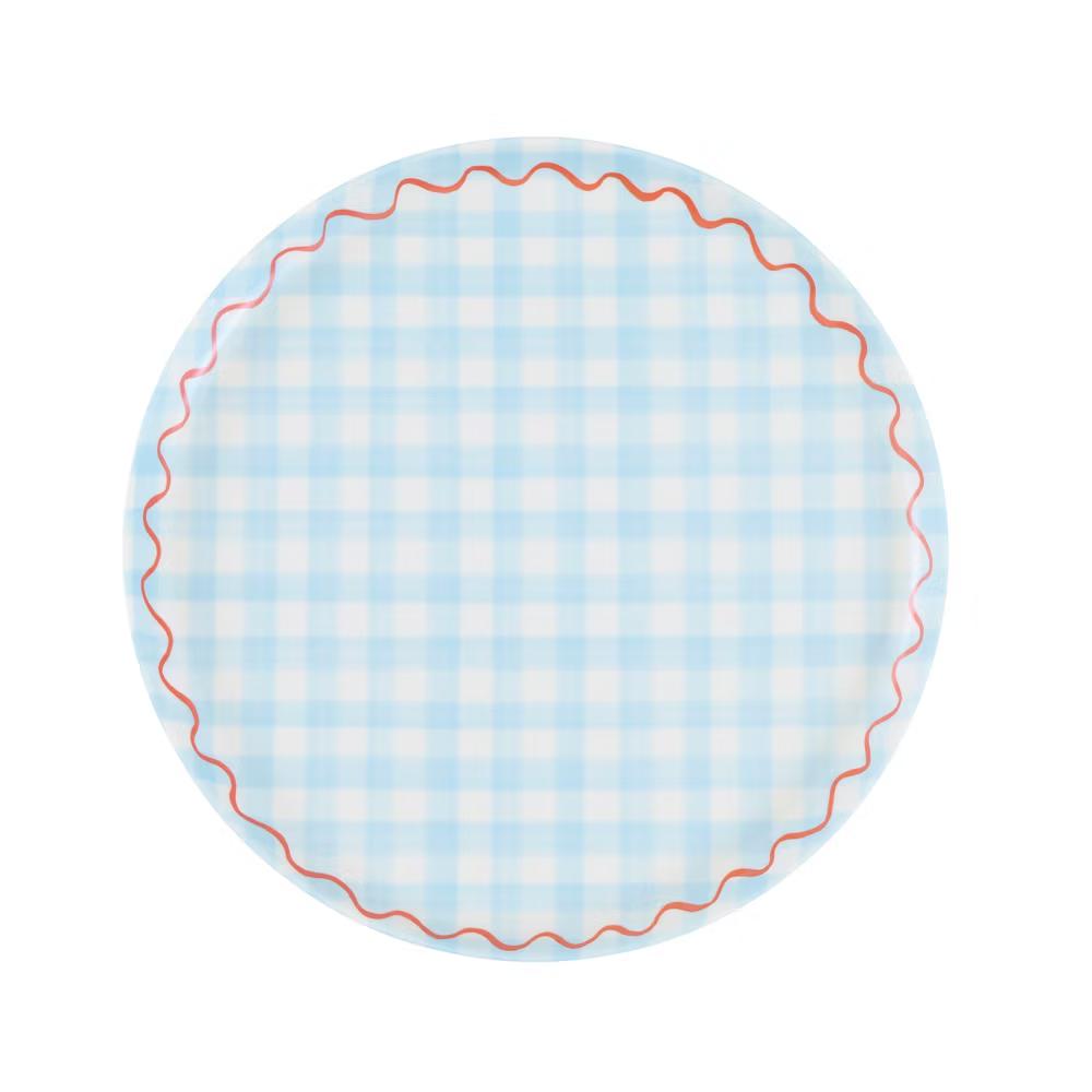 Meri Meri Gingham Reusable Small Plates (Pack of 6) - Image 5