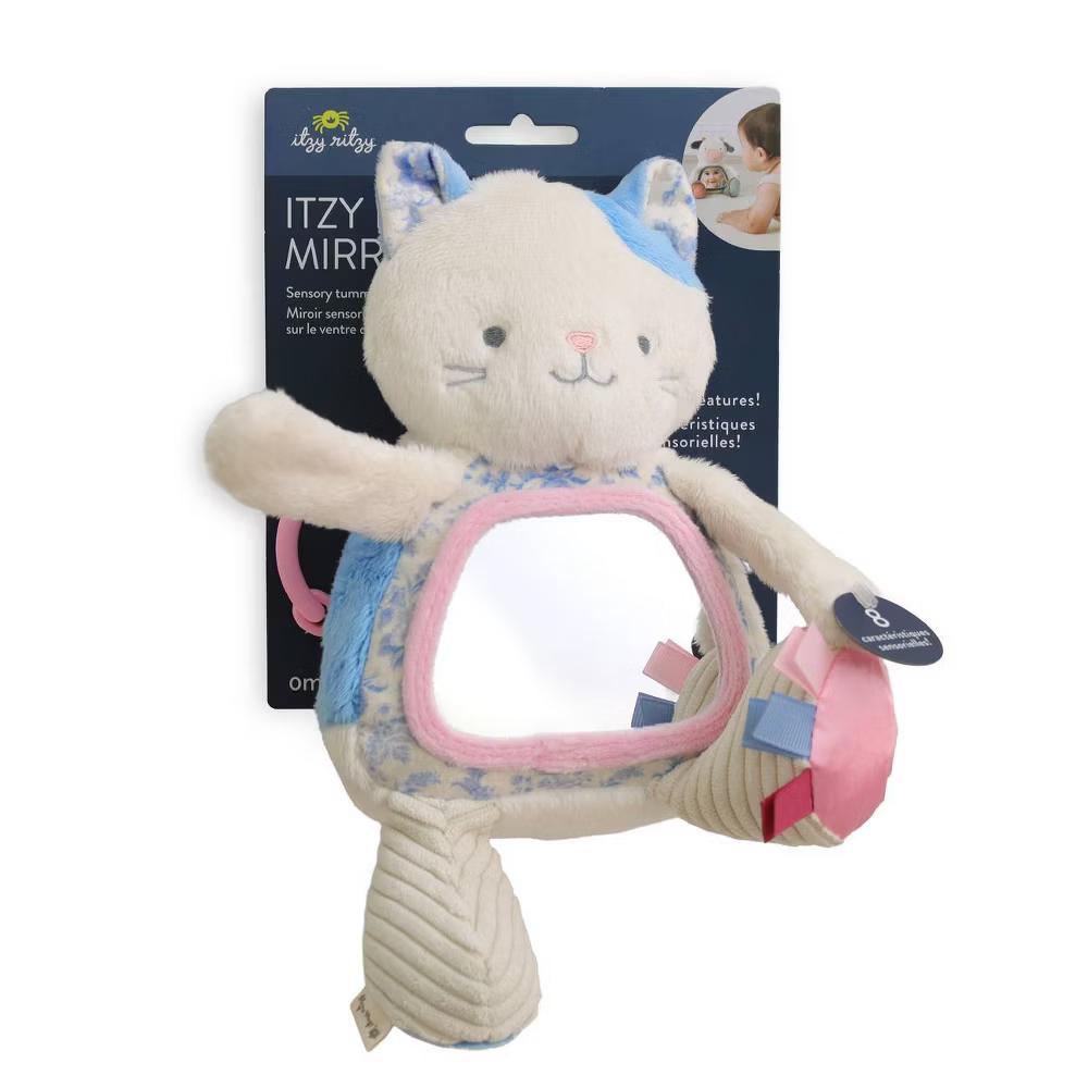 Bitzy Sensory Tummy Time Mirror Toy - Image 10
