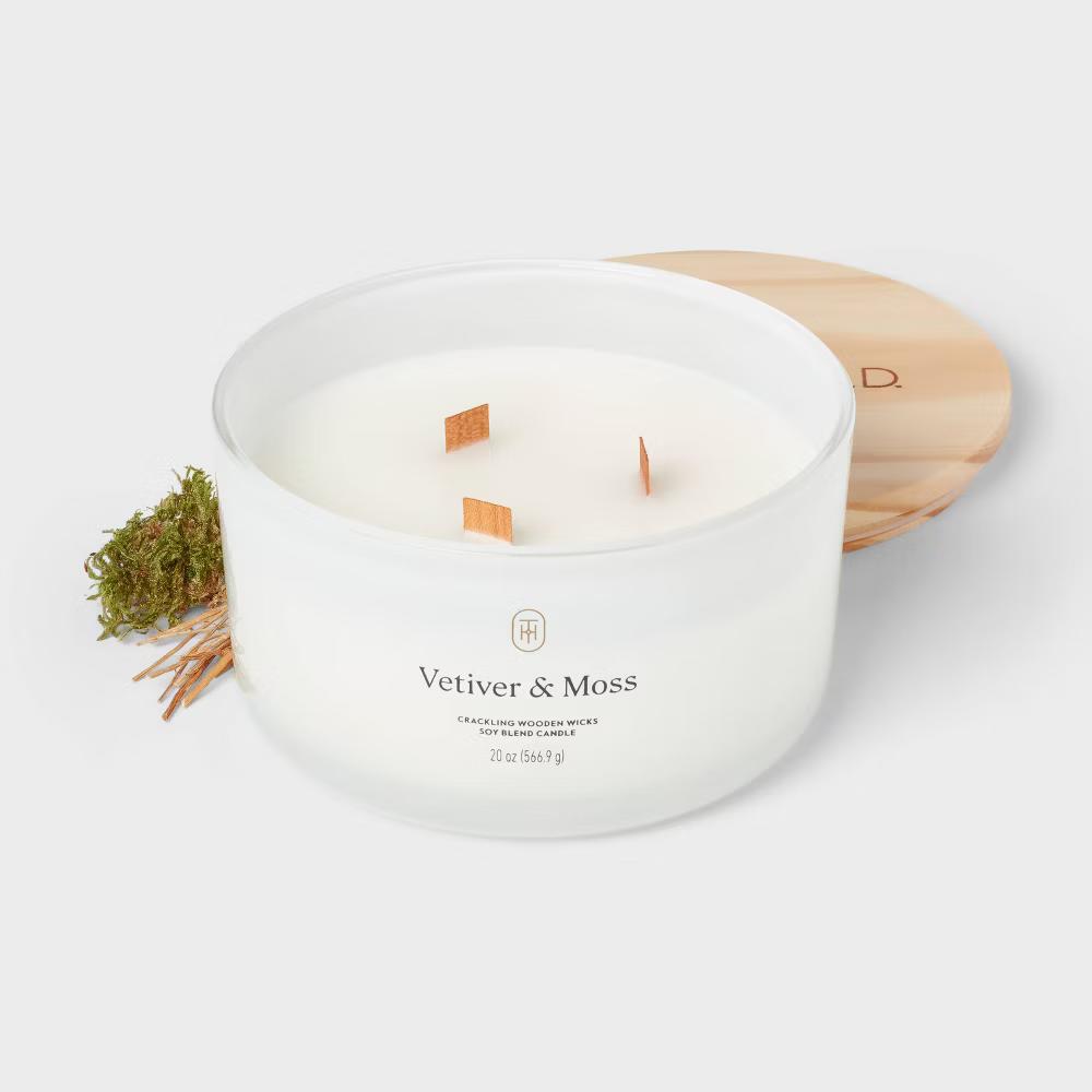 Glass Wooden Wick Jar Candle - Image 128