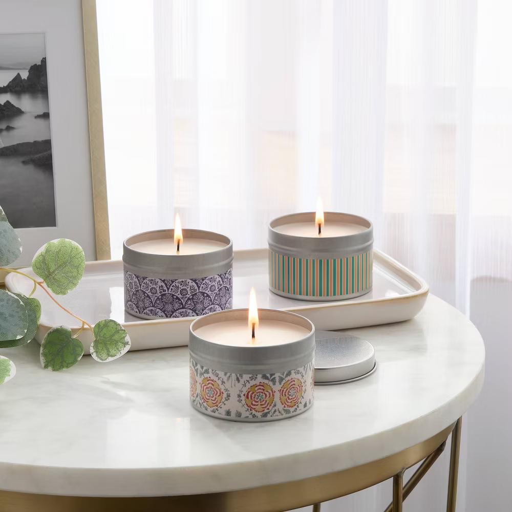 3pk Tin Candle Gift Set - Image 2