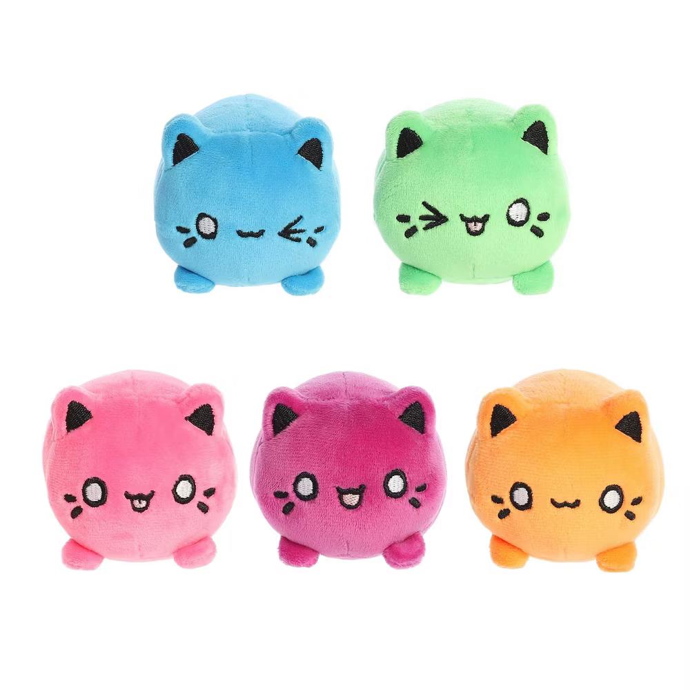 Mini Meowchi Surprise Plush Tasty Peach Enchanting Stuffed Animal Multicolor 3.5" - Image 2
