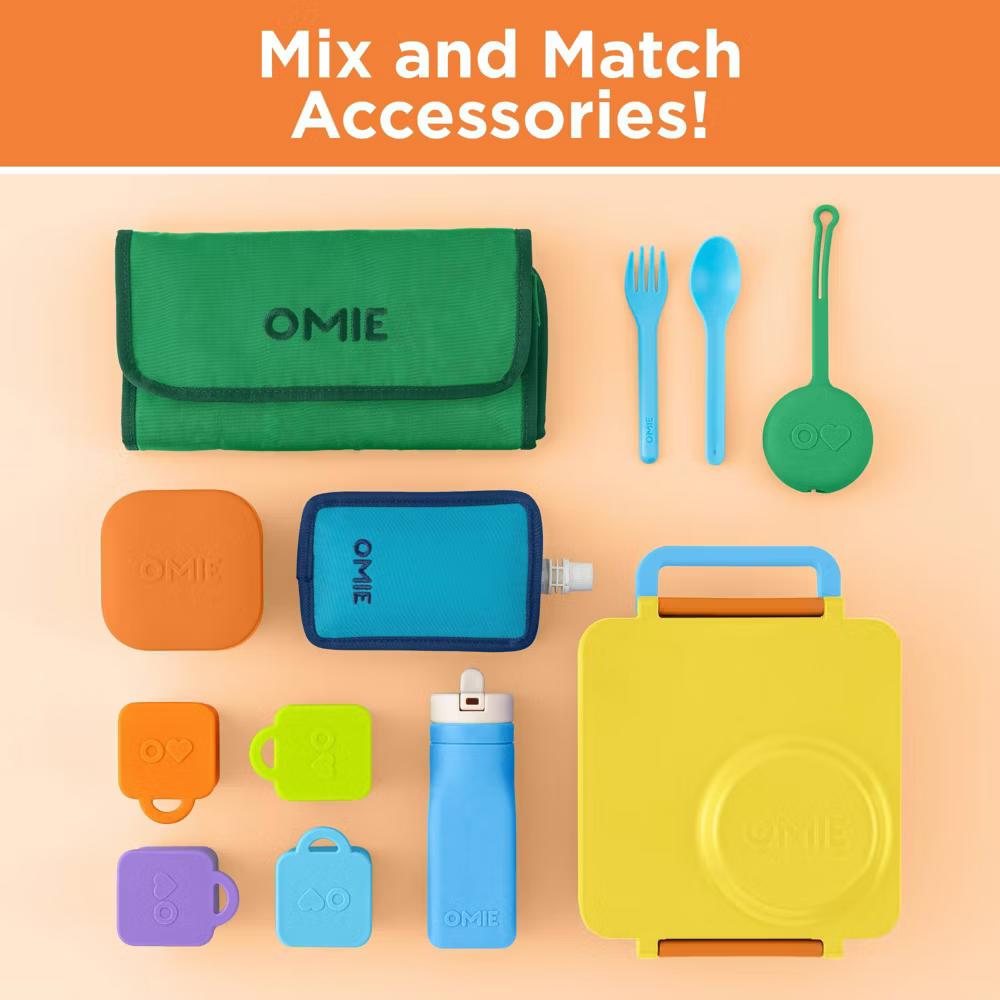 OMIEBox Insulated Bento Lunch Box with Leakproof Thermos Food Jar 3 Compartments - Image 74