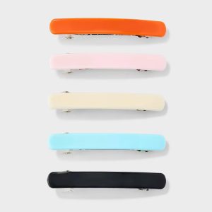 Glossy Barrettes - 5pk