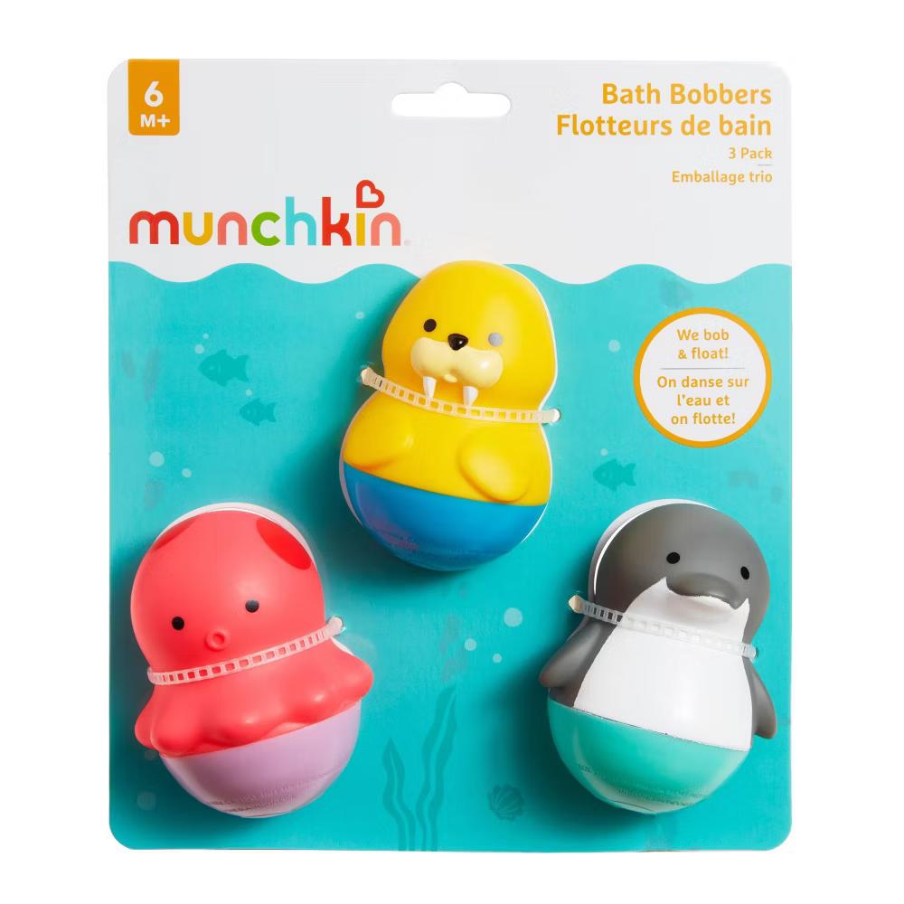 Bath Bobbers Floating Mold-Free Marine Animal Tub Toys for Babies & Toddlers: BPA-Free, Fine Motor Skills Development - Image 2