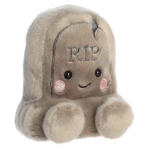 Mini Thom Tombstone Palm Pals Spooky Stuffed Animal Gray 4"