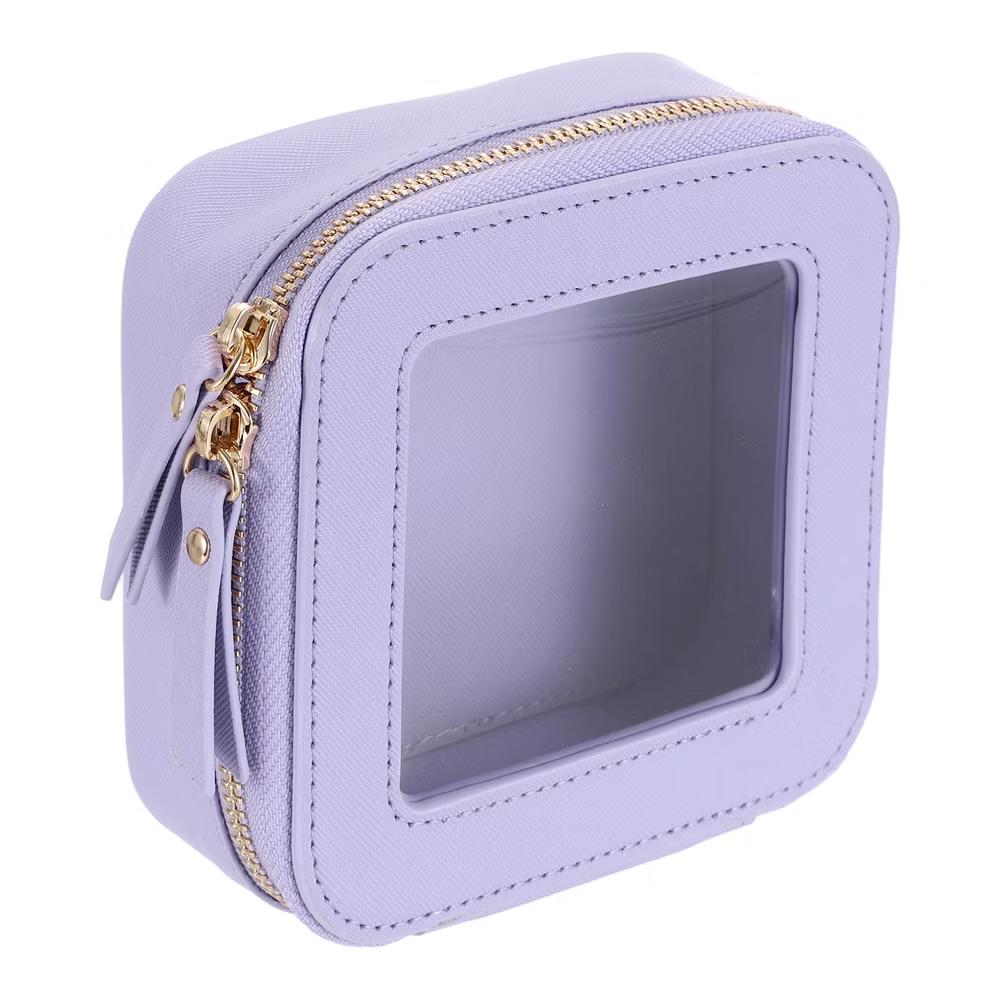 Waterproof Clear Travel Toiletry Organizing Makeup Bag 5" x 5" - Image 26