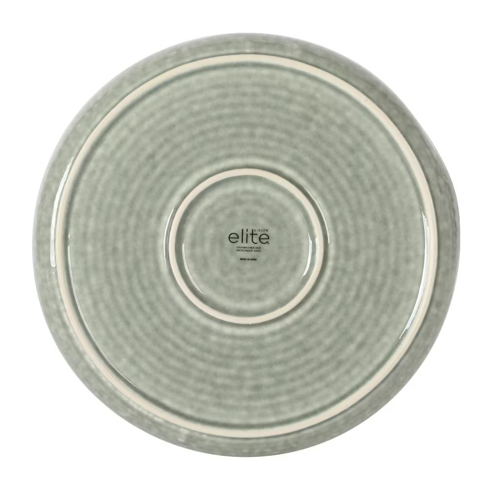 Eclipse Swirls Plates and Bowls Sets, 12-Piece Stoneware Dinnerware Sets, Reactive Glaze Dish Set - Image 5