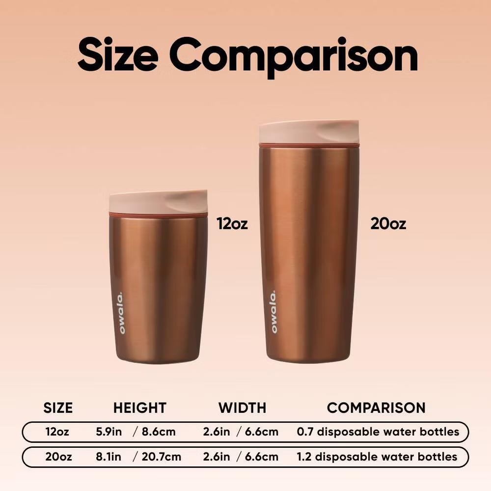 20oz Stainless Steel SmoothSip Travel Mug - Image 24