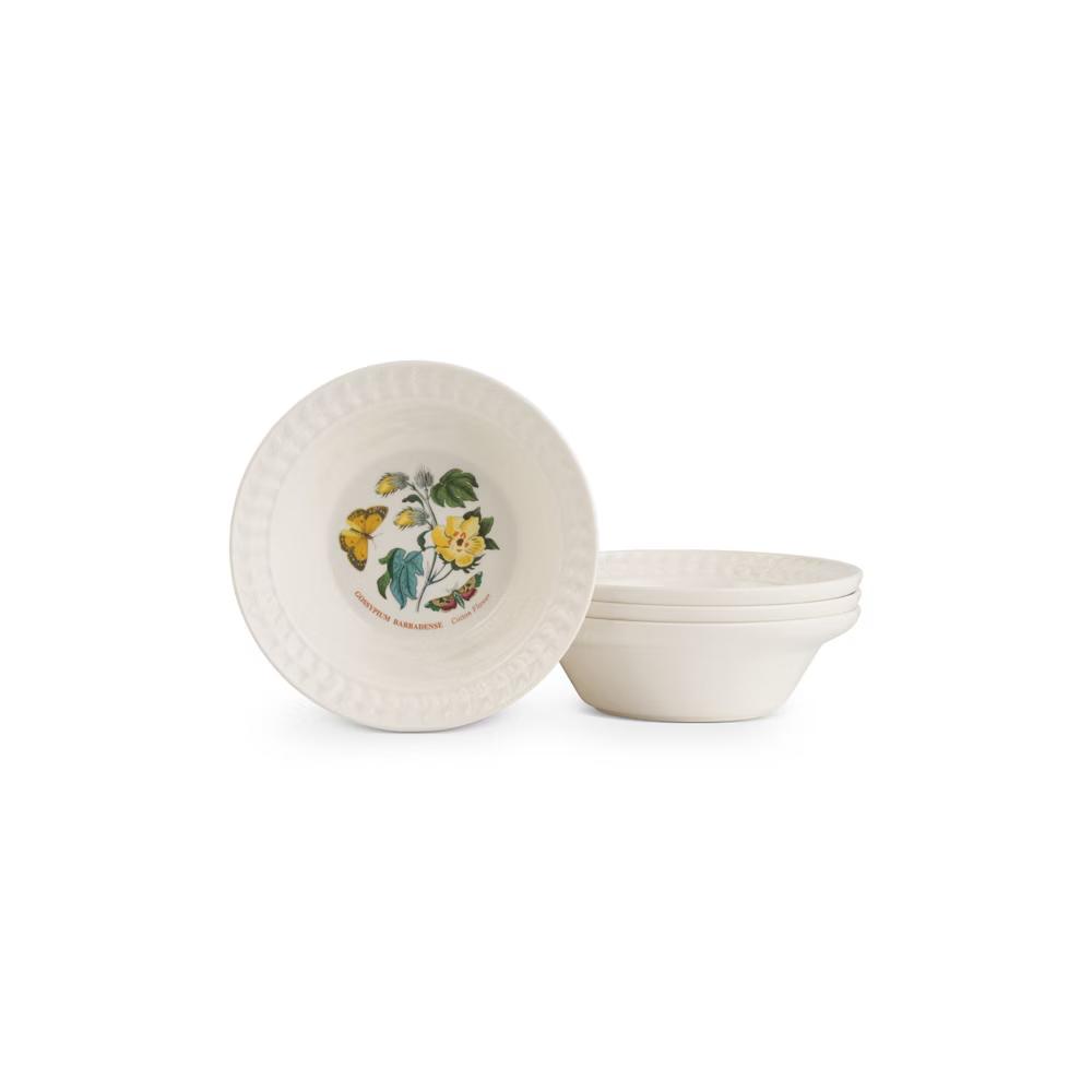 Portmeirion Botanic Garden Harmony Papilio Amber Cereal Bowl White - Image 5
