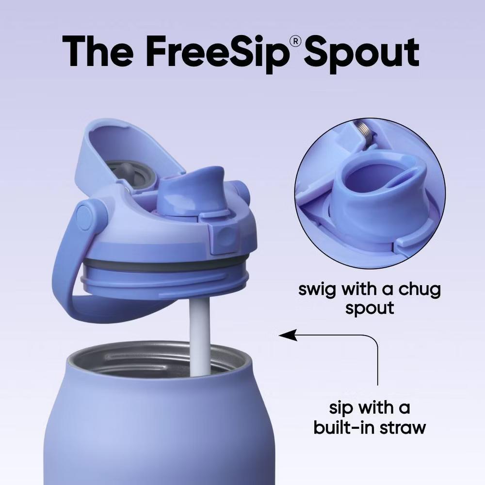 Stainless Steel FreeSip Sway Water Bottle - Image 117