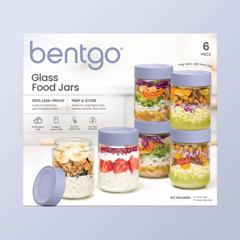 6pk 16oz Glass Food Jar - Image 9