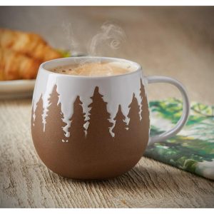 Christmas Vintage Santa Earthenware Mug Multi 5.35x3.5x3.85 in