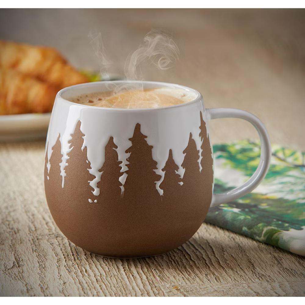 Christmas Vintage Santa Earthenware Mug Multi 5.35x3.5x3.85 in