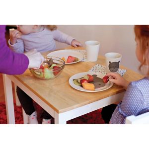 7.8" 4pk Bamboo Fiber Animal Plates - Red Rover