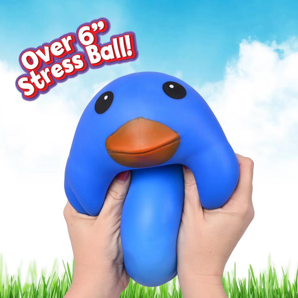 Squeeezy Blue Duck Fidget Toy - Image 2