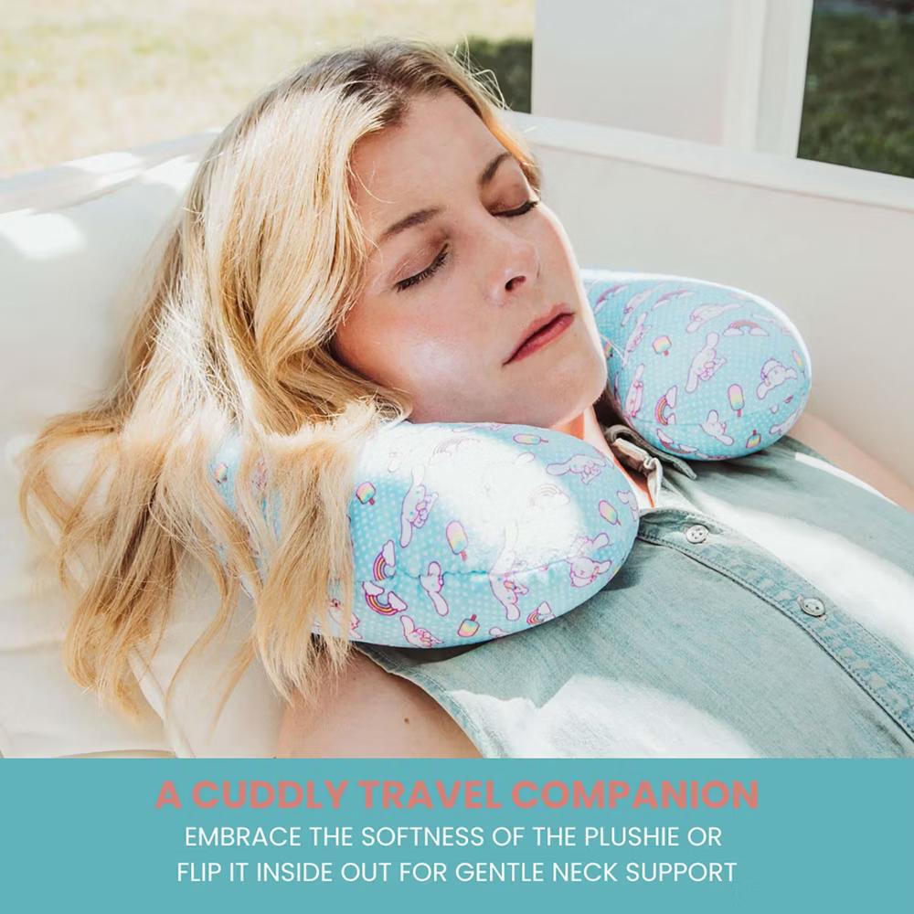 Cinnamoroll Reversible Neck Roll Pillow and Plush Toy - Image 5