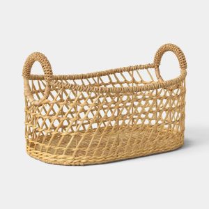 Open Weave Basket Natural