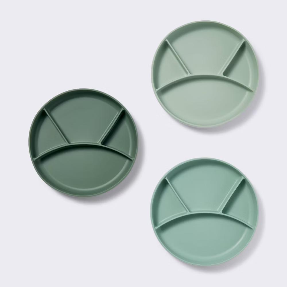 Silicone Suction Divided Plates - 3pk - Image 9