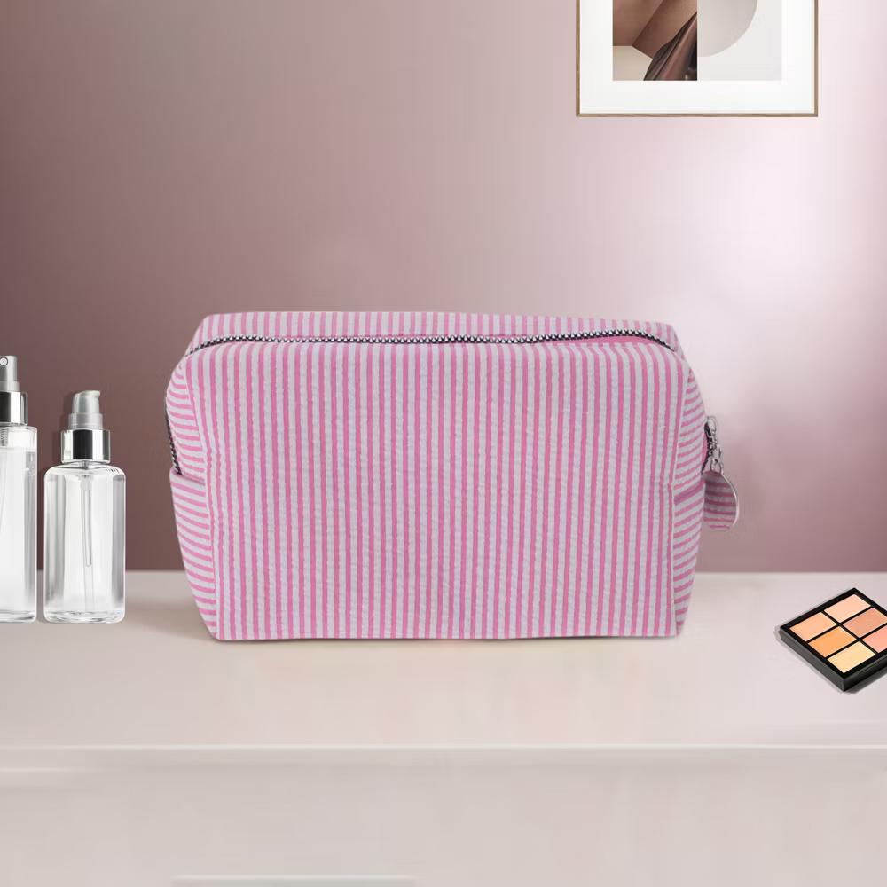 Striped Pattern Makeup Bag for Travel 1 Pc - Image 44