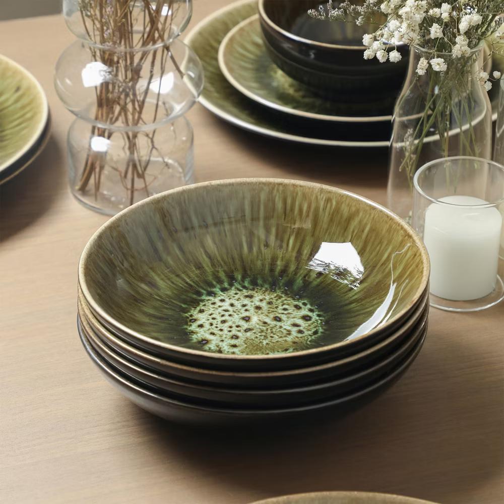 Riley 4-Piece Pasta Bowl Set Stoneware, Service for 4 - Image 6