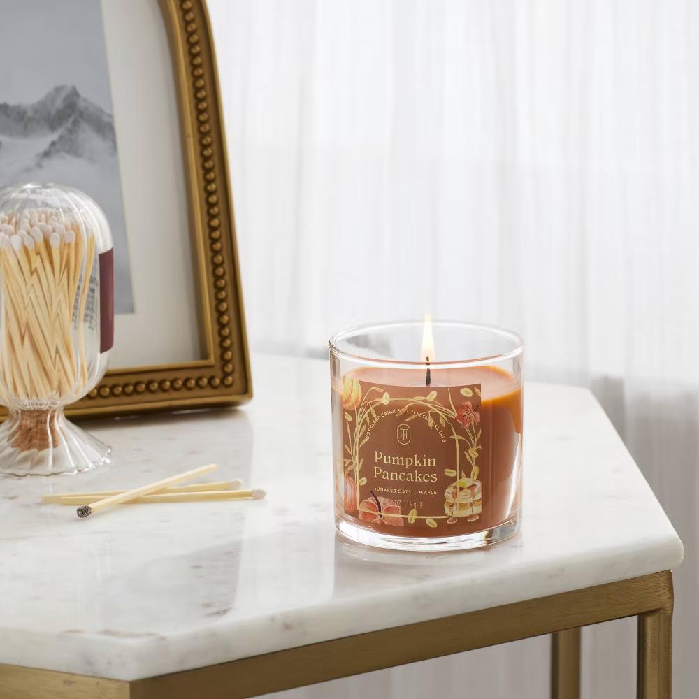 2 Wick Glass Jar Candle with Lid 15.1oz - Image 65
