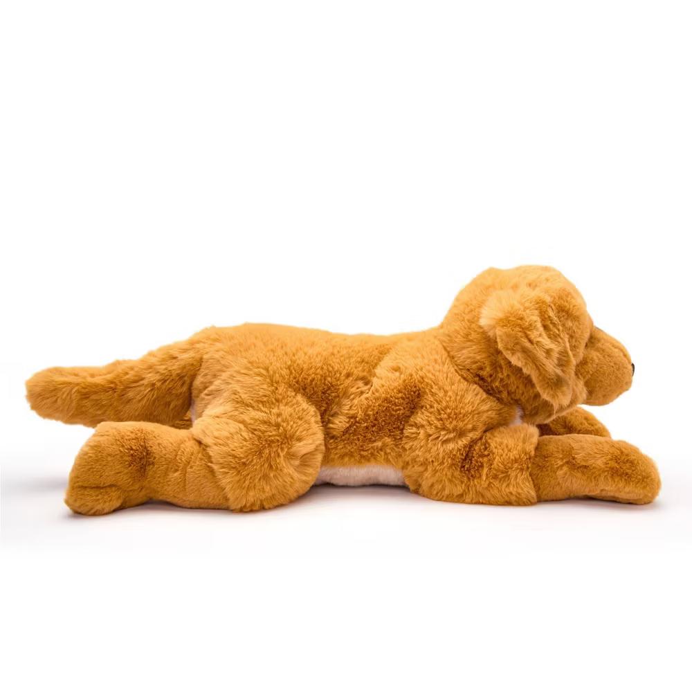 22" Toy Plush Lying Golden Retriever Stuffed Animal - Image 6