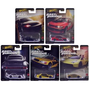 "Fast & Furious" 2025 5 piece Set M Diecast Model Cars