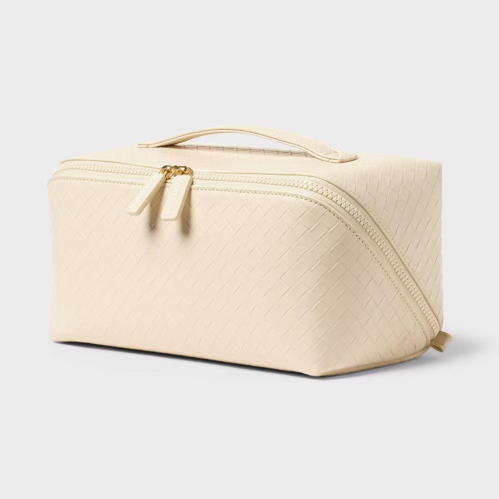 Diagonal-Zip Makeup Bag - Image 11
