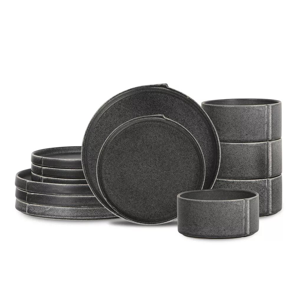 12pc Bao Stoneware Dinnerware Set - Image 7