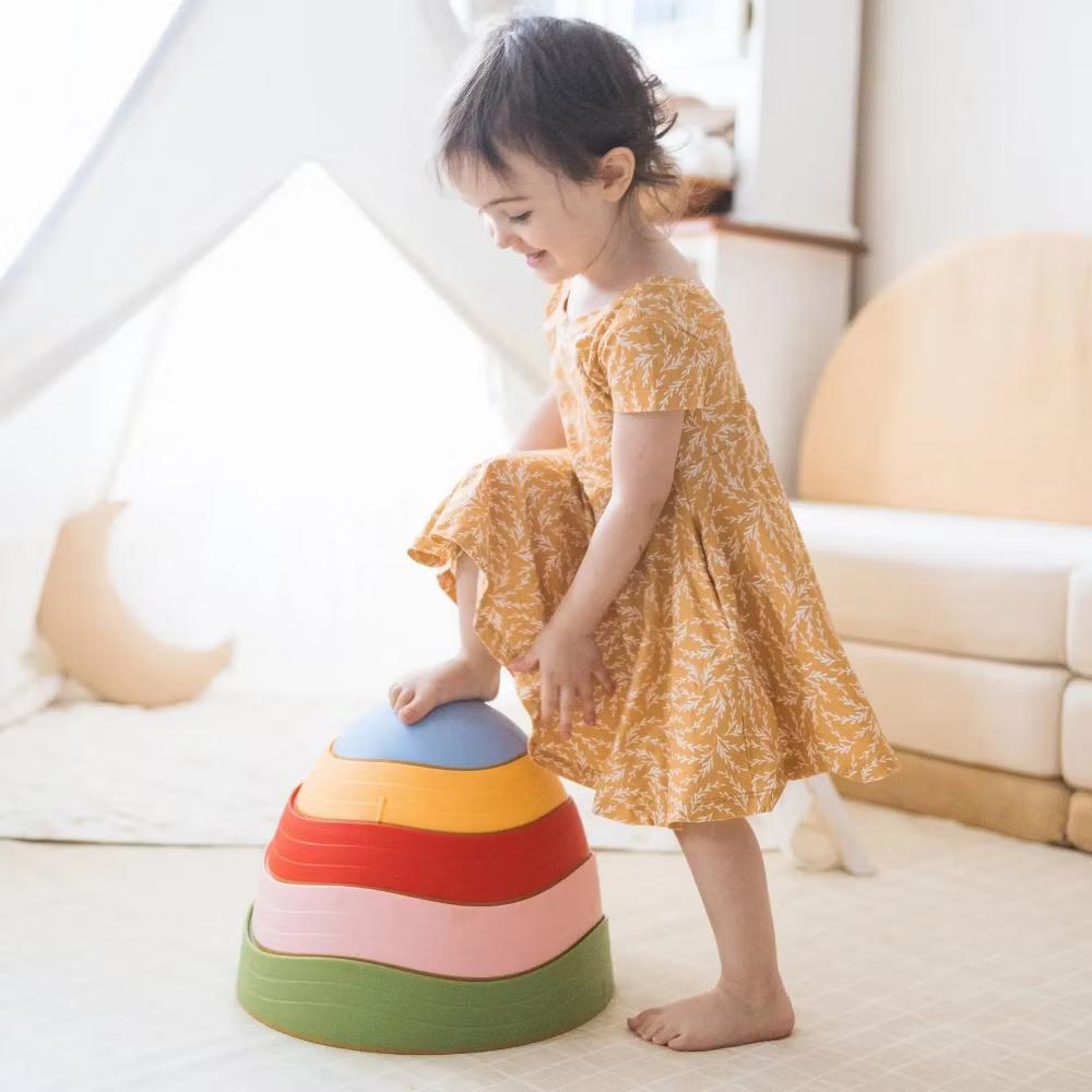 Stepping Stones for Kids, Balance Stepping Stones for Indoor & Outdoor, Sensory Toys - Multi Colors - Image 12