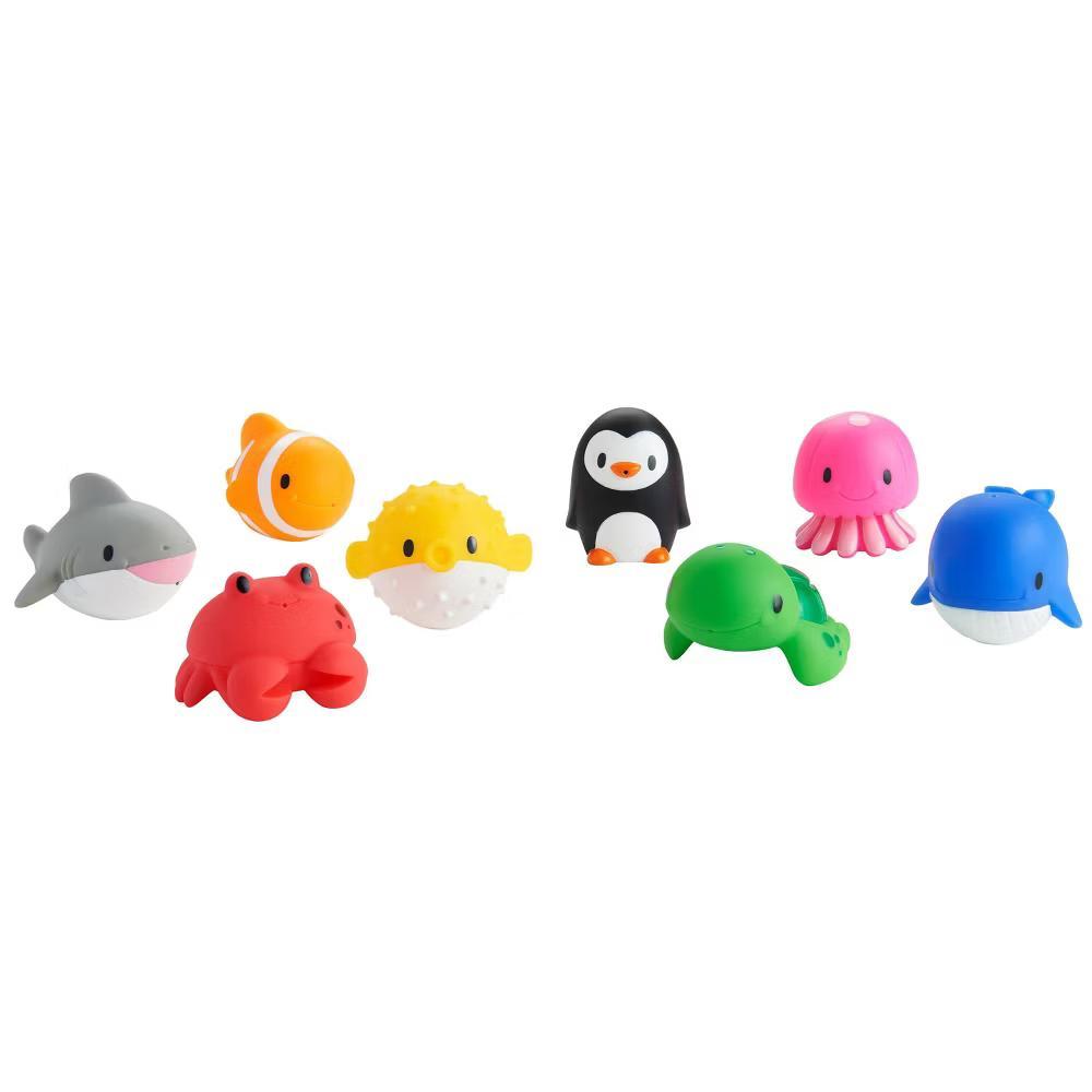 Ocean Squirts Bath Toy 8pk - Image 2