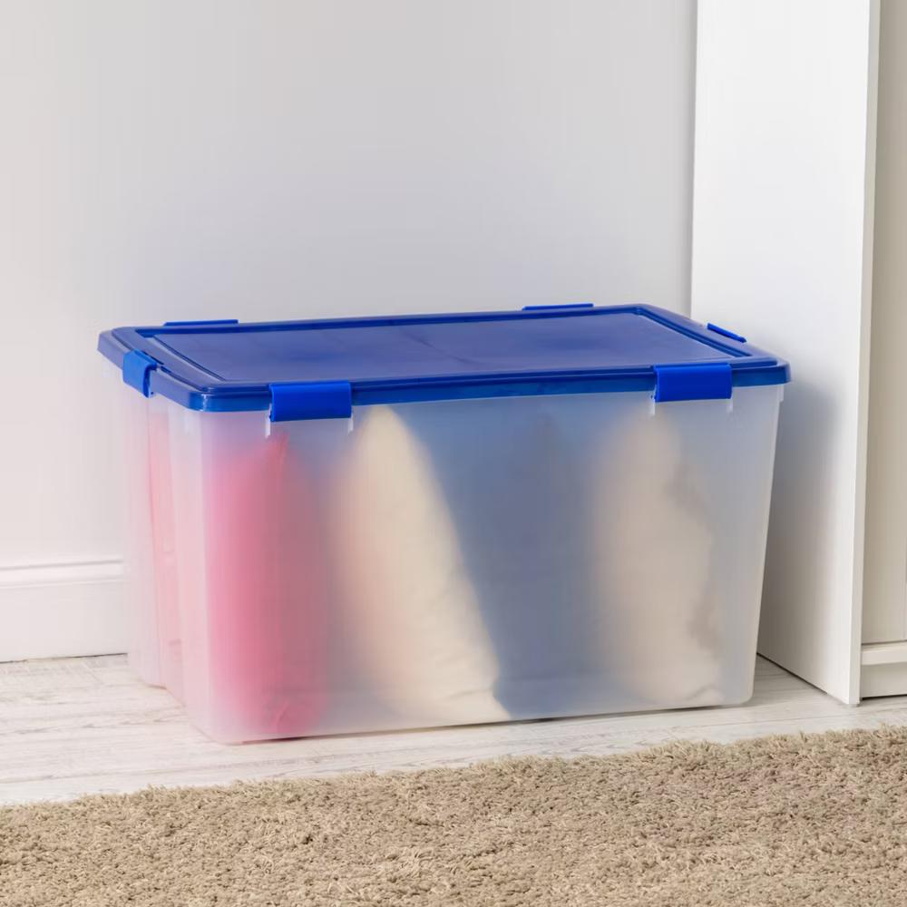 IRIS WeatherPro Plastic Storage Bin with Lid - Image 67