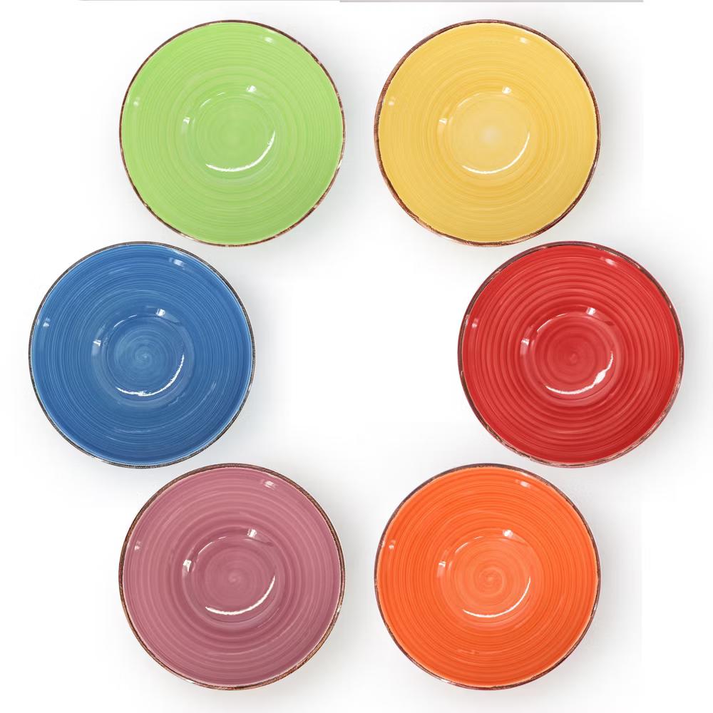 Ridge 6.25 Inch 6 Piece Round Stoneware Assorted Bowl Set - Image 12