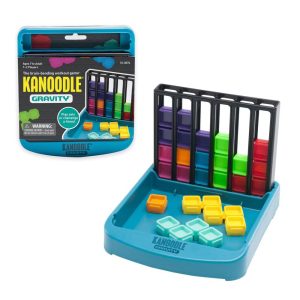 Kanoodle Gravity Game: Problem-Solving Board Game, Shapes & Colors Learning, Solo or Group Play