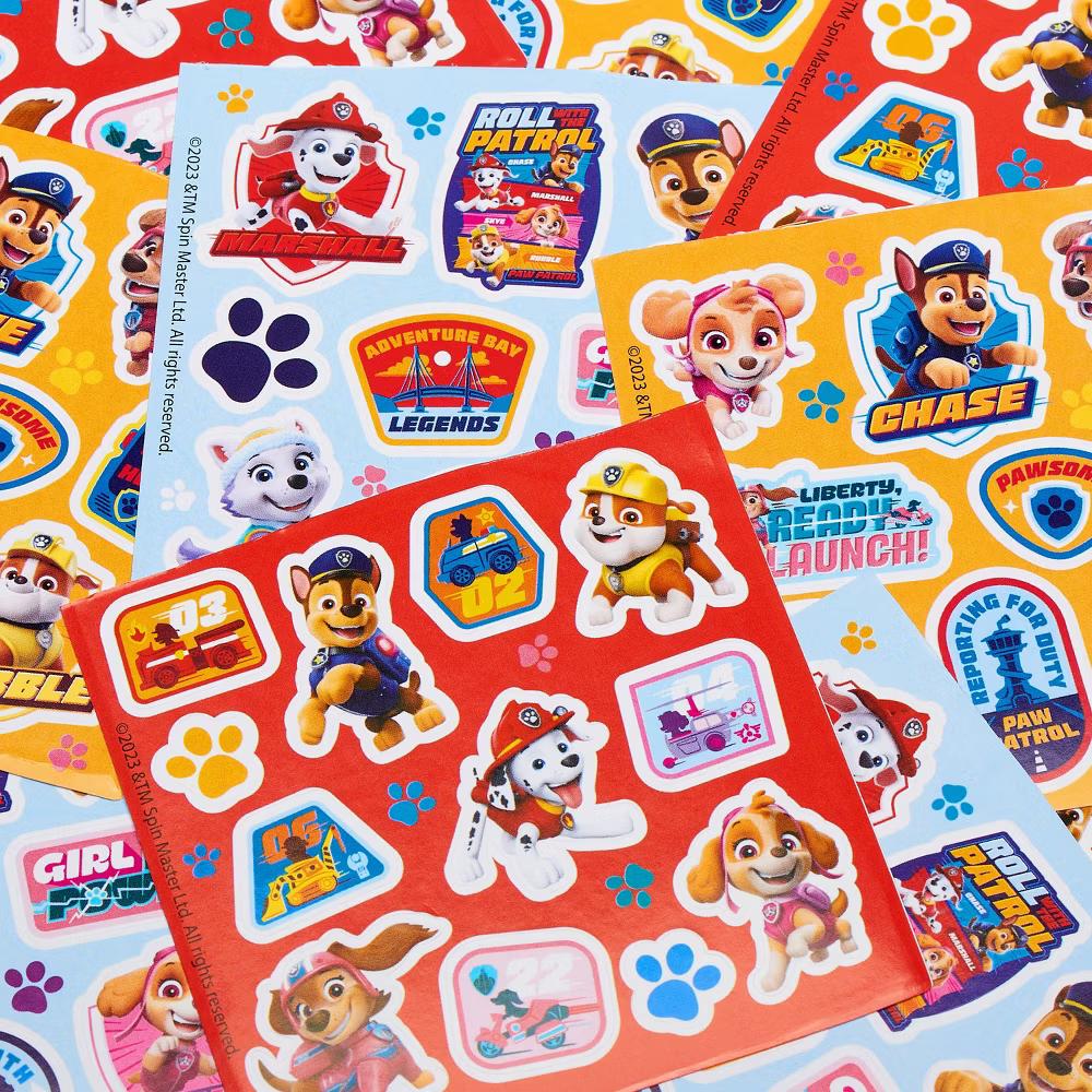 Nickelodeon Paw Patrol Mini Sticker Book for Kids/Chase/Marshall/Rubble and Skye 102ct - 10 Sheets - Image 3