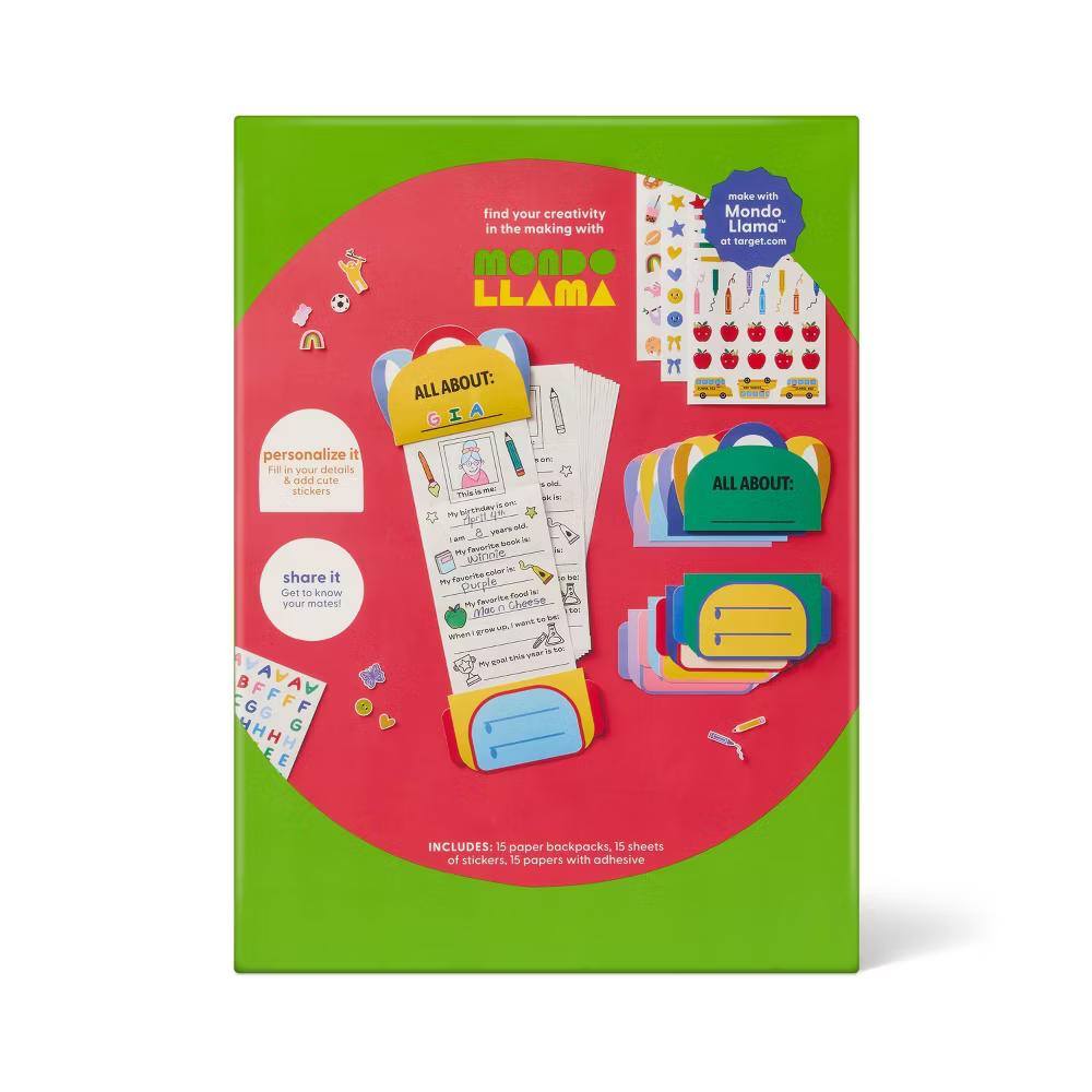 5ct Classroom Craft All About Me Activity Kit - Image 2