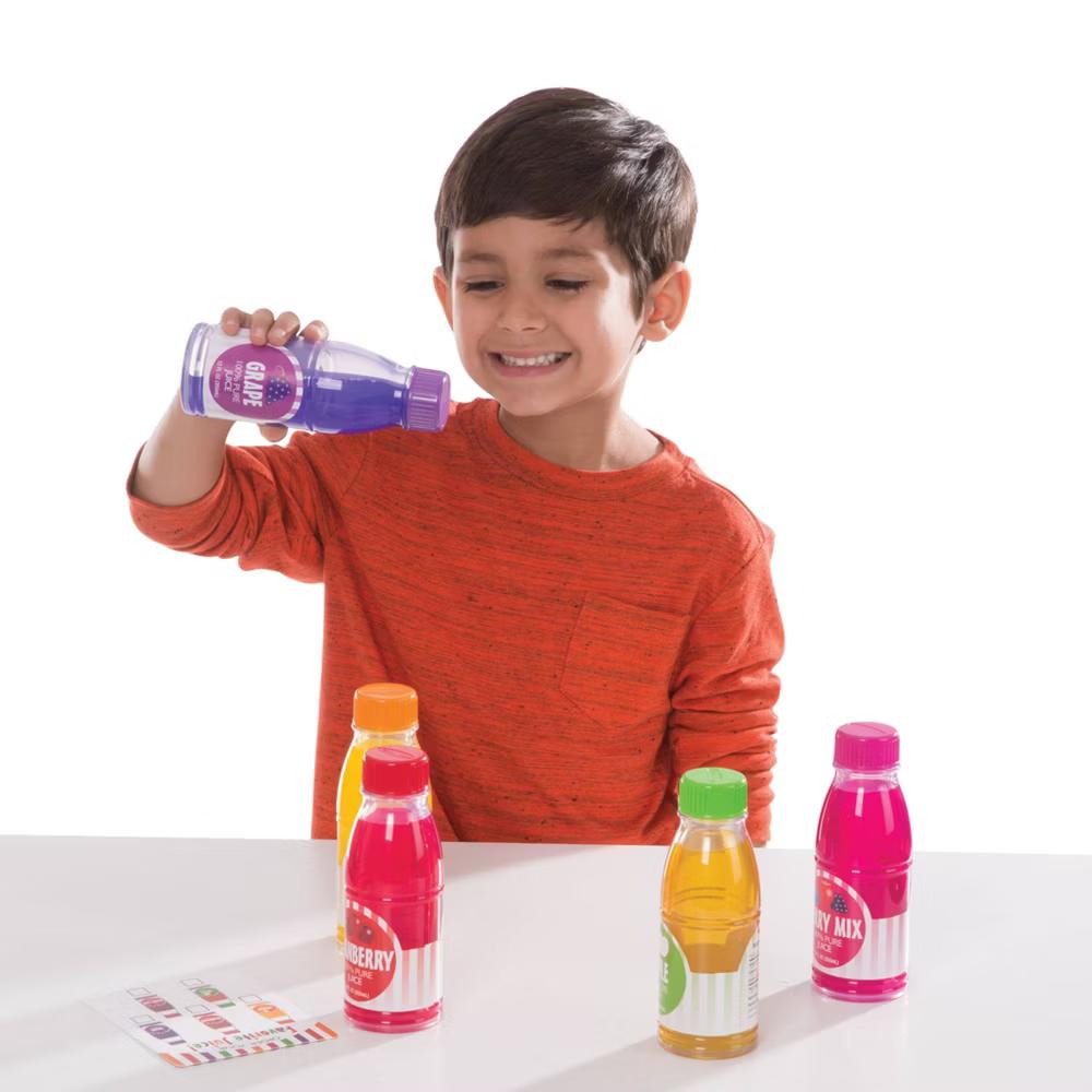 Tip & Sip Toy Juice Bottles and Activity Card (6pc) - Image 2