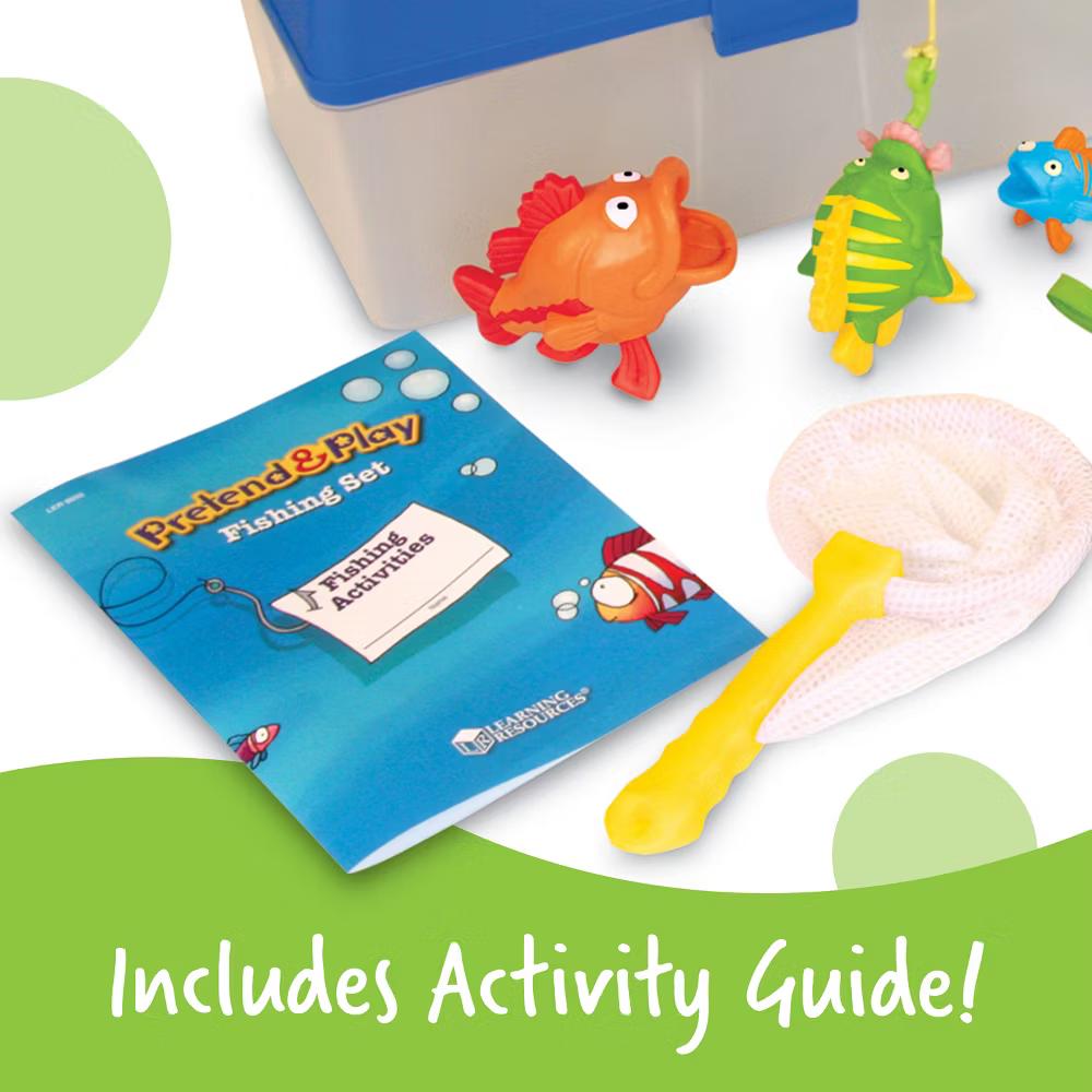 Pretend and Play Fishing Set, 11 Pieces, Ages 3+ - Image 2