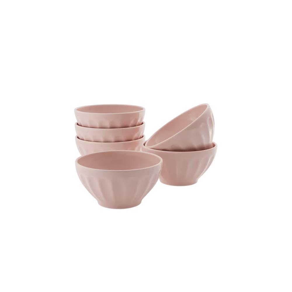 Kook Ceramic Cereal Bowls, 24 oz, Set of 6 - Image 4