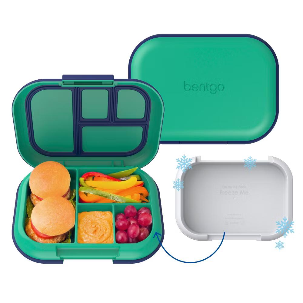 Kids' Chill Lunch Box, Bento-Style Solution, 4 Compartments & Removable Ice Pack - Image 32