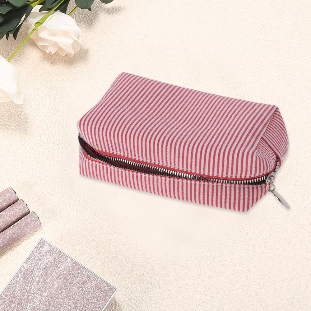 Striped Pattern Makeup Bag for Travel 1 Pc - Image 39