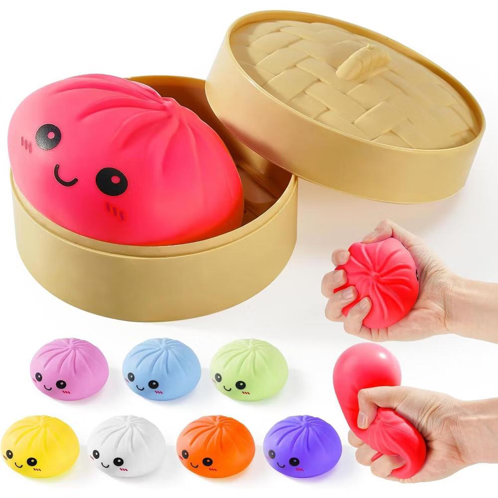 Link Dumpling Squishies, Colorful Dumplings Mystery Box, Stress Balls Fidget Sensory Toy - Image 10