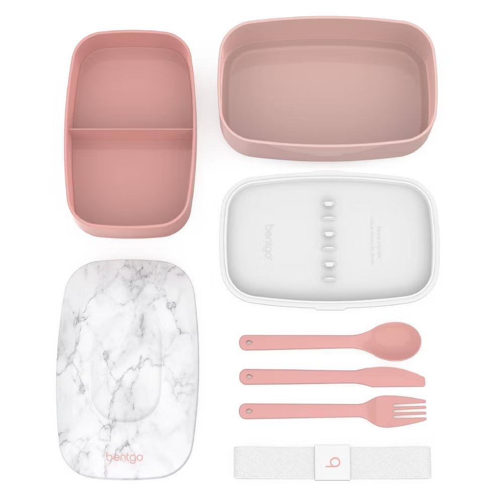 Classic All-in-One Stackable Lunch Box Container with Built in Flatware - Image 45