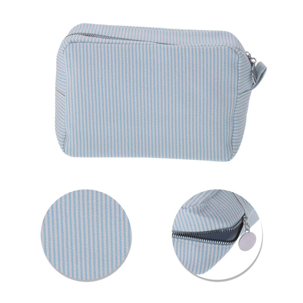 Large Striped Pattern Makeup Bag 1Pc - Image 15