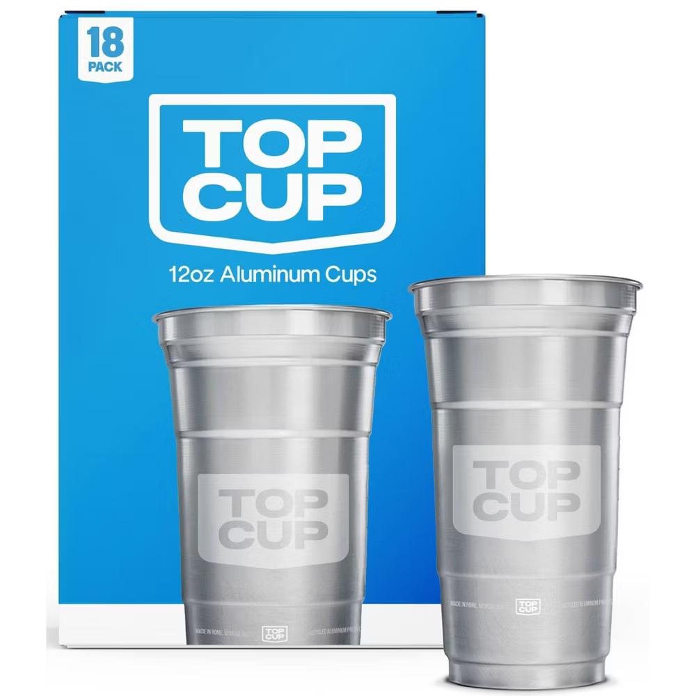 Top Cup Aluminum Cups - 12oz/18ct