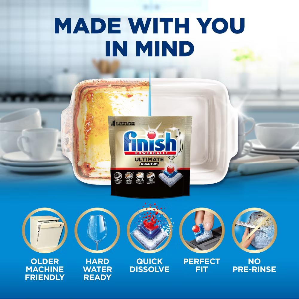 Finish Ultimate Quantum Dishwasher Detergent Pods - Image 4