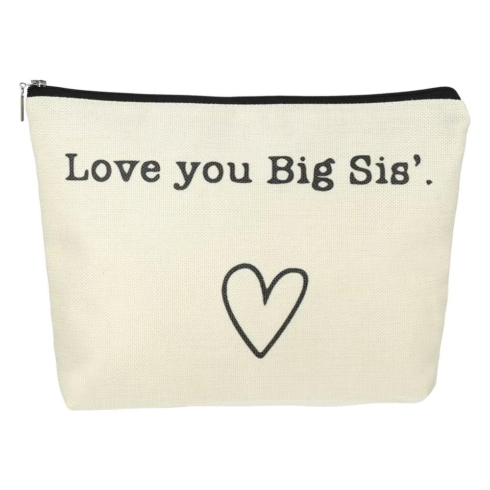 Women's Birthday Makeup Bag Beige 1 Pc