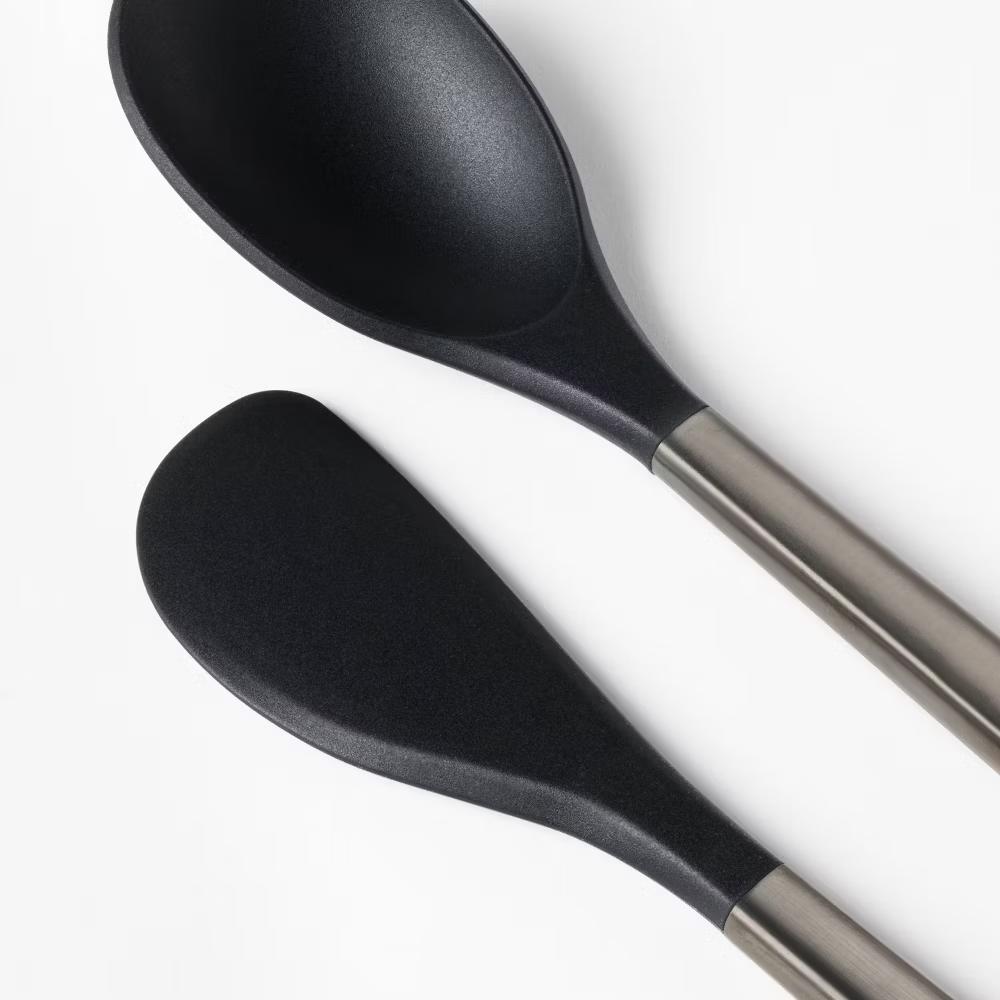 4pc Silicone/Stainless Steel Kitchen Utensil Set - Image 3
