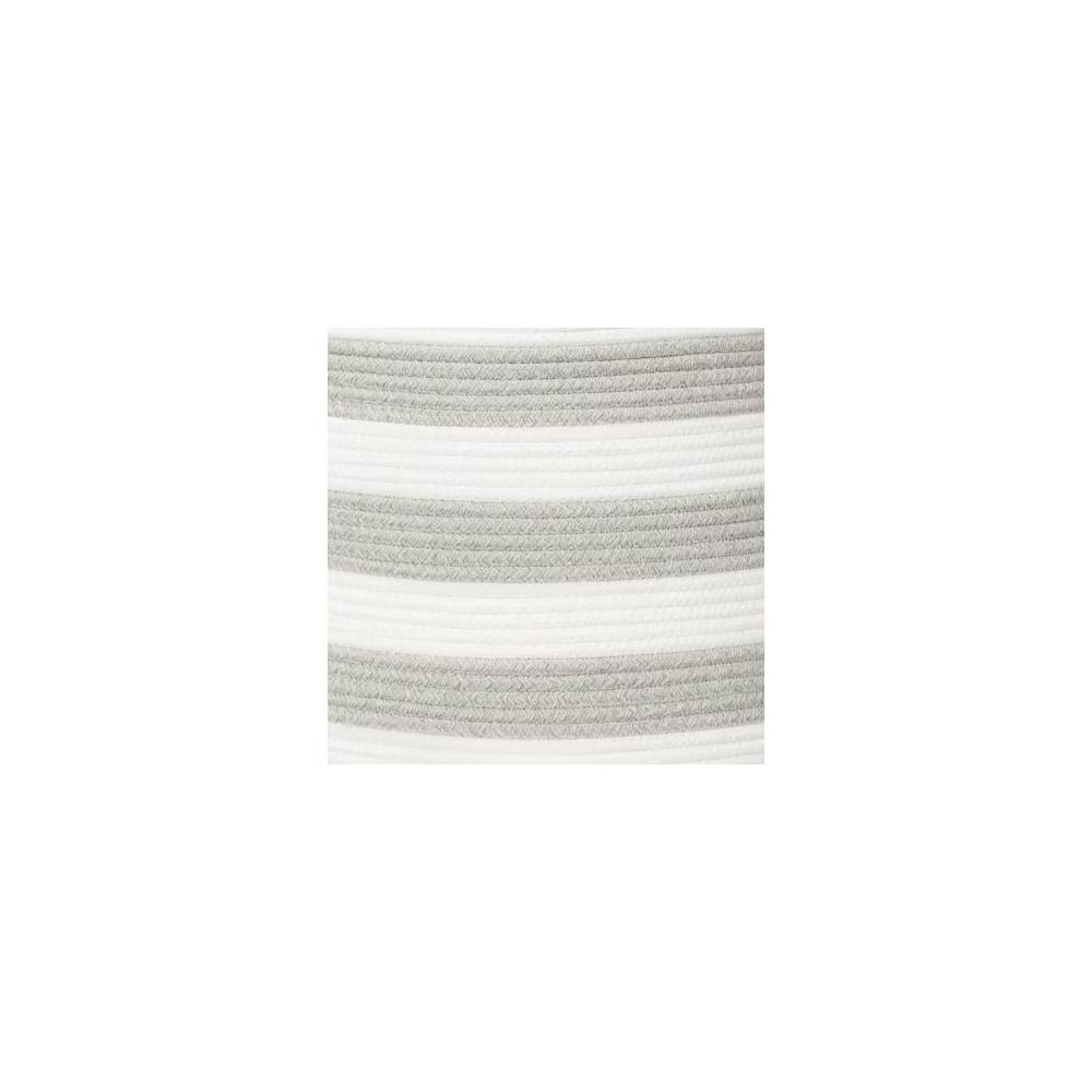 Striped Coiled Kids' Rope Basket - Image 8